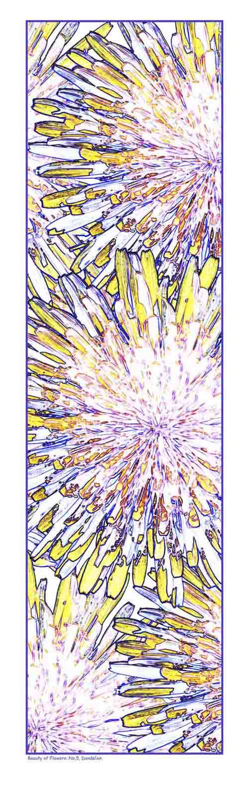 Beauty of Flowers No.5: Dandelion. Limited Edition Print
